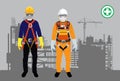 Safety harness , construction vector