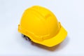 Safety helmet isolated on white background.  Protective accessories for construction worker. Plastic safety helmet isolated on whi Royalty Free Stock Photo