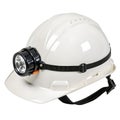 Safety Helmet with Light for Construction Site Use Ã¢â¬\' Worker Protection Gear Royalty Free Stock Photo