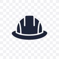 Safety helmet transparent icon. Safety helmet symbol design from Royalty Free Stock Photo