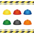 Safety helmet. Safety helmet icon vector. Construction icon. Hard hat. under construction. Royalty Free Stock Photo