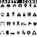 Safety icons set