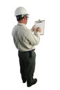 Safety Inspector Checklist Royalty Free Stock Photo