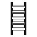 Safety ladder icon simple vector. Stair metal Royalty Free Stock Photo