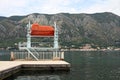 Safety lifeboat Kotor bay