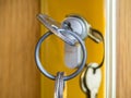 Safety lock appartment background image Royalty Free Stock Photo