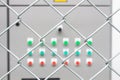 Safety net the control cabinets - All industrial and manufacturers Royalty Free Stock Photo