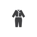 Safety overalls vector icon