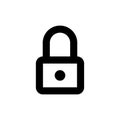 Lock icon. Web secure sign