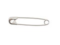 Safety pin isolated Royalty Free Stock Photo