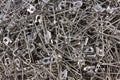 Safety pins background Royalty Free Stock Photo