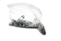 Safety Pins in a Plastic Bag Royalty Free Stock Photo