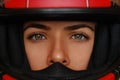 Safety - Racer Girl Royalty Free Stock Photo