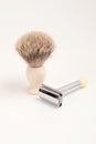 Safety Razor and Badger Brush