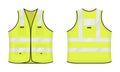 Safety reflective vest icon sign flat style design vector illustration set.