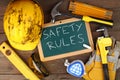 Safety rules concept Royalty Free Stock Photo