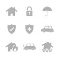 Safety and security icons