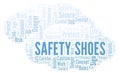 Safety Shoes word cloud.