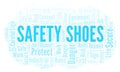 Safety Shoes word cloud.