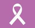 Safety Sign and Awareness Sign, Ribbon for Dangerous Disease and Serious Disease with Cancer Sign, Death Sign with Mourning Ribbon