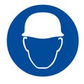 Safety sign head protection