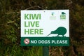 Safety signs for Kiwi in New Zealand Royalty Free Stock Photo