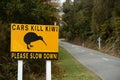 Safety signs for Kiwi in New Zealand Royalty Free Stock Photo