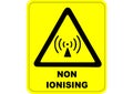 Non Ionising Safety Signs Royalty Free Stock Photo