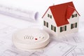 Safety by smoke detectors Royalty Free Stock Photo