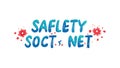 Safety Social Net, Community Security and Data Protection. vector design Generative AI Royalty Free Stock Photo