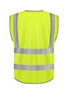 Safety vest back