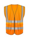 Safety vest front Royalty Free Stock Photo