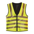 Safety vest for men, reflective neon Royalty Free Stock Photo