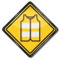 Safety vest for motorists and car driver