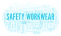 Safety Workwear word cloud.