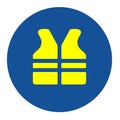 Safety yellow vest