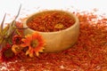 Safflower, False Saffron Royalty Free Stock Photo