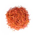 Safflower isolated on white background Royalty Free Stock Photo