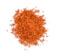 Safflower isolated on white background. Royalty Free Stock Photo