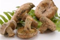 Saffron milk cap mushrooms. Royalty Free Stock Photo