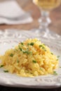 Saffron risotto Royalty Free Stock Photo