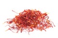 Saffron stigmas heap Royalty Free Stock Photo