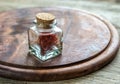 Saffron in the vial Royalty Free Stock Photo