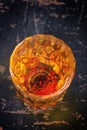 Saffron water Royalty Free Stock Photo