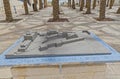 Safra Square model at the Western edge of the Jerusalem Old City