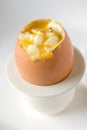 Safraan egg Royalty Free Stock Photo