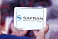Safran defense company logo Royalty Free Stock Photo