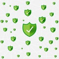 Safty shield securty network connection vector illustration eps10