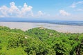 Sagaing Hill Pagodas And Irrawaddy River, Sagaing, Myanmar Royalty Free Stock Photo