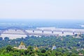 Sagaing Hill Pagodas And Irrawaddy River, Sagaing, Myanmar Royalty Free Stock Photo